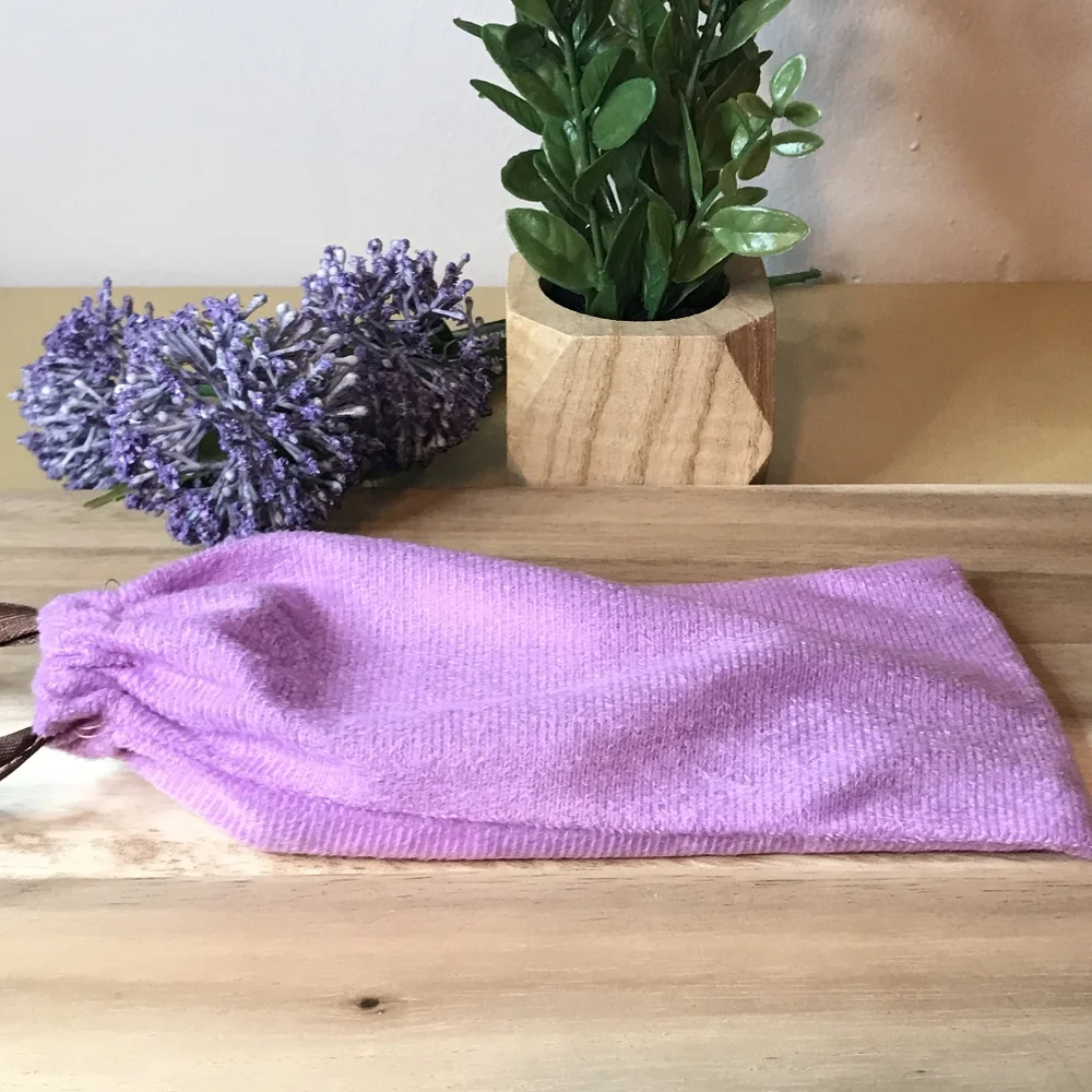 Set Of 13 Pieces Makeup Soft Brushes Lavender Purple Pink With Storage Bag New